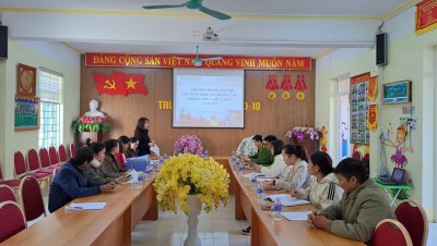 TRƯỜNG MẦM NON 20/10 LÀM VIỆC VỚI ĐOÀN KIỂM TRA  ĐỊNH KỲ VỀ PHÒNG CHÁY, CHỮA CHÁY NĂM 2025